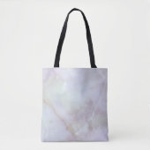 Roos kwarts tote bag (Voorkant)