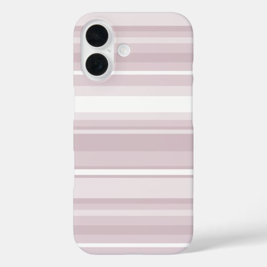 Roos kwartsroze strepen Case-Mate iPhone case (Achterkant)