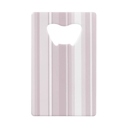 Roos kwartsroze strepen creditkaart flessenopener (Achterkant)