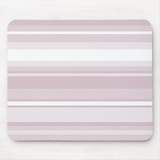Roos kwartsroze strepen muismat (Voorkant)