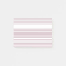 Roos kwartsroze strepen post-it® notes