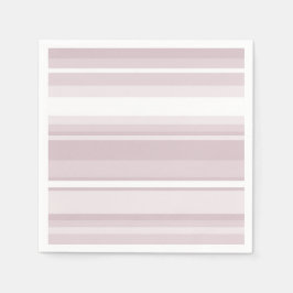Roos kwartsroze strepen servet
