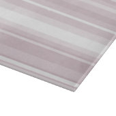 Roos kwartsroze strepen snijplank (Hoek)