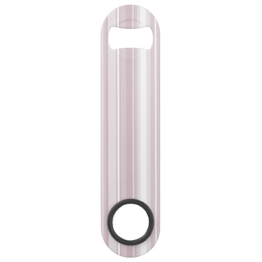 Roos kwartsroze strepen speed flessenopener (Achterkant)