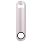 Roos kwartsroze strepen speed flessenopener (Voorkant)