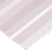 Roos kwartsroze strepen tafelkleed (Gekanteld)