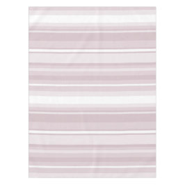 Roos kwartsroze strepen tafelkleed
