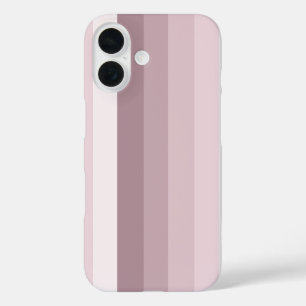 Roos kwartsschaduwstrepen iPhone 16 hoesje