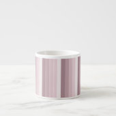 Roos kwartsschaduwstrepen espresso kop (Voorkant)