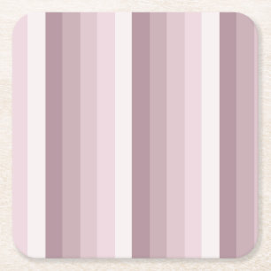 Roos kwartsschaduwstrepen kartonnen onderzetters