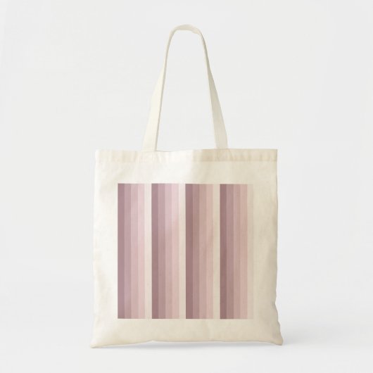 Roos kwartsschaduwstrepen tote bag (Voorkant)