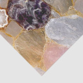 Roos Kwartz Amethyst 10lb-papier, wit Tissuepapier (Detail)