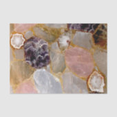 Roos Kwartz Amethyst 10lb-papier, wit Tissuepapier (Voorkant)