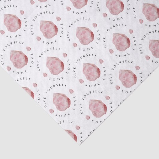 Roos Kwartz Crystal-weefselpapier Tissuepapier (Detail)