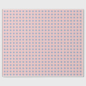 Roos Kwartz- en Serenity Polka Dot Wrapping Paper Cadeaupapier (Vlak)