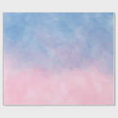 Roos Kwartz en Waterverf van de Dichtheid Wrapping Cadeaupapier (Vlak)