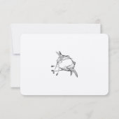 Roos Kwartz Hummingbird Kiss Wedding Wedding RSVP (Achterkant)