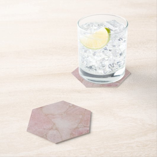 Roos Kwartz Kartonnen Onderzetters (Insitu)