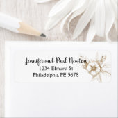 Roos, label van terugtrekkingsadres tekenen (Insitu)