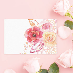 Roos Lace Beads Romantic Tissuepapier