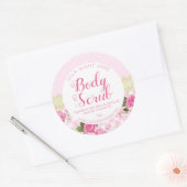 Roos Lace Land  Roze Body Scrub Labels (Envelop)