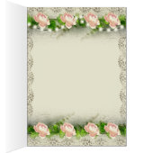  Roos & Lace Wedding Bedankt (Binnen (Rechts))