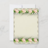  Roos & Lace Wedding R.S.V.P. RSVP Kaartje (Achterkant)