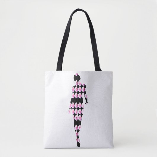 Roos Lady Tote Bag (Voorkant)