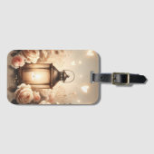 Roos Lantaarn Glow Boeket Bagagelabel (Voorkant (horizontaal))