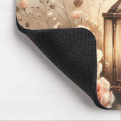 Roos Lantaarn Glow Boeket Muismat (Hoek)