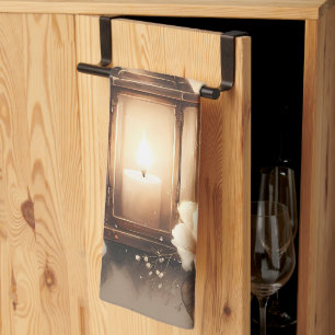 Roos Lantaarn Glow Boeket Theedoek