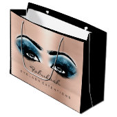 Roos Lash Blue Make-up Glitter Beauty Cosmetica Groot Cadeauzakje (Voorkant Gekanteld)