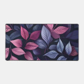 Roos, lavendel en blauwe bladeren Desk Mat (Voorkant)