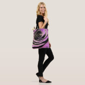 Roos Lavender - Aangepaste alles-over-druk Canvas  Tote Bag (Op model)
