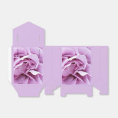 Roos lavender bedankdoosjes (Uitgevouwen)
