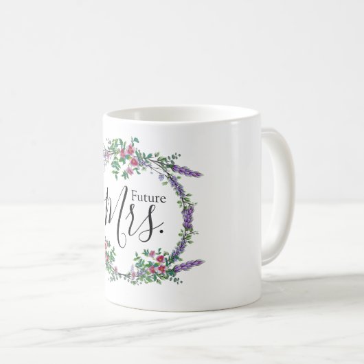 Roos Lavender en Eucalyptus Future Mrs. Koffiemok (Voorkant rechts)