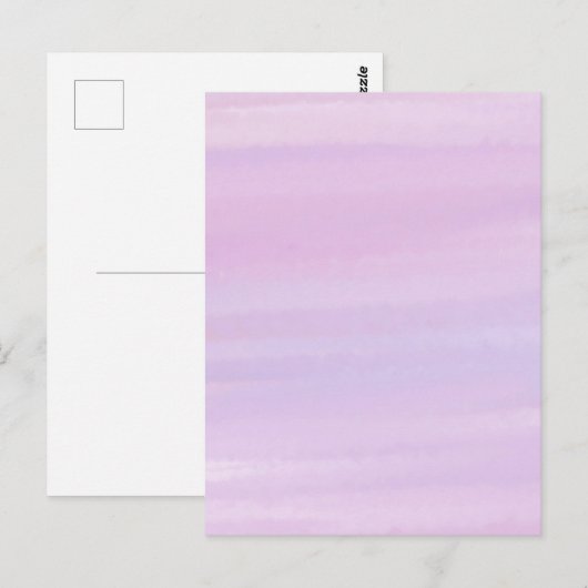 Roos Lavender is mijn favoriete kleur Briefkaart (Voorkant / Achterkant)