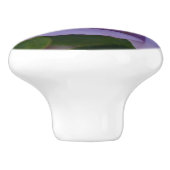 Roos lavender keramische knop (Zijkant)