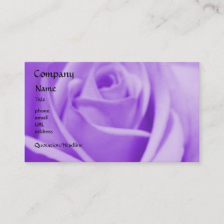 Roos - Lavender - sjabloon voor visitekaartjes