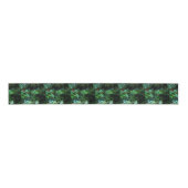 Roos Leaf Square Grosgrain Lint (Voorkant)