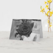 Roos (leeg) kaart (Gele Bloem)