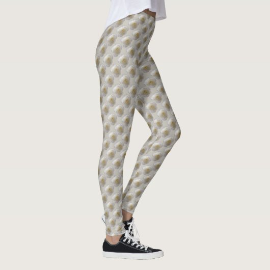 Roos Leggings Beauful White Roses Leggings (Rechts)