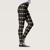 Roos Leggings van de hele dag met wijnglas (Rechts)