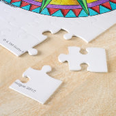 Roos Legpuzzel (Zijkant)