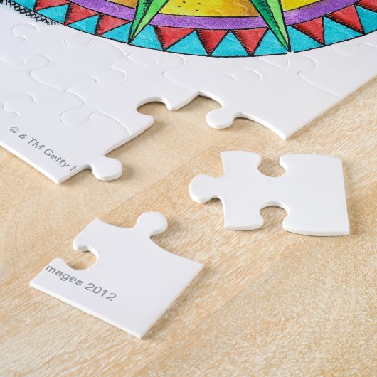 Roos Legpuzzel (Zijkant)