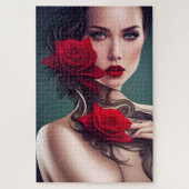 Roos Legpuzzel (Verticaal)
