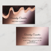 Roos leidt tot nagelstollen waslijst Wax Makeup Bo Visitekaartje (Voorkant / Achterkant)