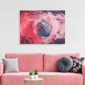 Roos Licht I Canvas Afdruk (Insitu (Woonkamer))