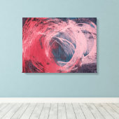 Roos Licht I Canvas Afdruk (Insitu (Houten vloer))