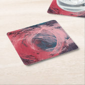 Roos Licht I Kartonnen Onderzetters (Schuin)